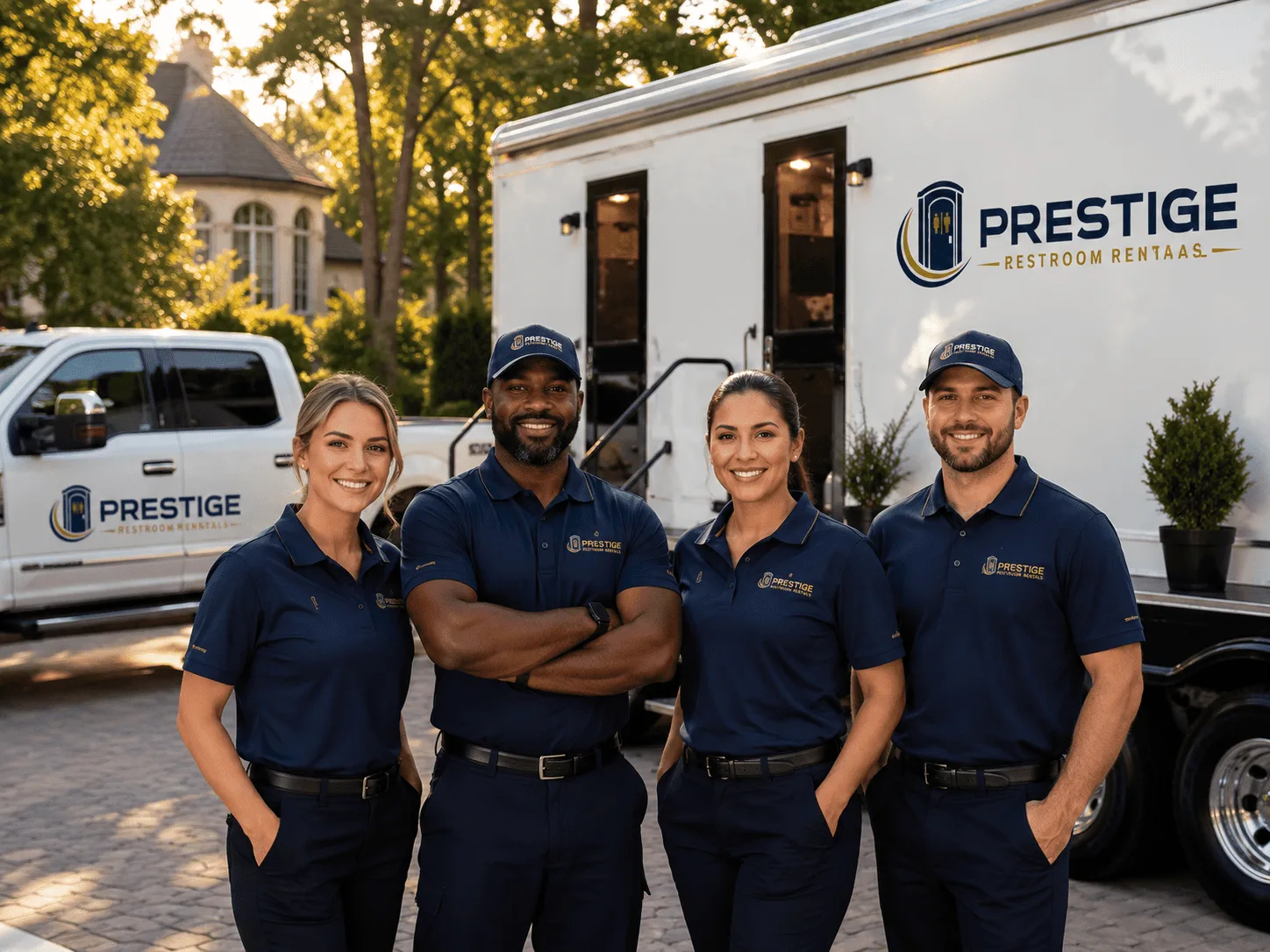 Trusted Luxury Portable Restrooms company in Alhambra, IL